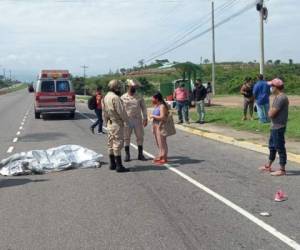 La víctima fue identificada como Yessi Genoveva Pérez López (32) quien perdió la vida casi al instante del trágico hecho.