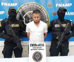 Victor Antonio Girón Reyes fue capturado en el barrio La Bolsa de Comayagüela. Foto Fnamp
