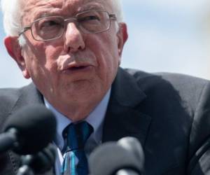Sanders, de 78 años, ha sido desde 1991 un legislador independiente en el Congreso estadounidense. Foto: Agencia AFP.