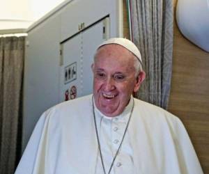 El Papa asegura que se siente 'bien y lleno de alegría'. FOTO: AP