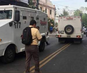 El hecho ocurrió en la primera avenida del barrio El Centro de San Pedro Sula.