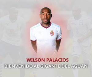 Wilson Palacios llega a Tocoa con 35 años de edad.