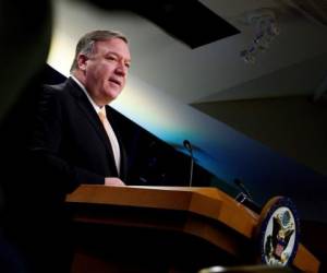 Mike Pompeo, secretario de Estado. Foto AFP