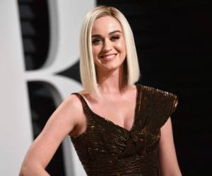 Katy Perry llegó a la fiesta de los Oscars por su cuenta al igual que Orlando Bloom. Foto: AFP