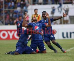 Los Azules vivieron un partido lleno de emociones. Foto Marvin Salgado/EL HERALDO