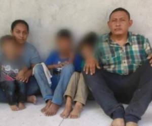 Los secuestradores de la familia Varela enviaron fotos por WhatsApp de los hondureños secuestrados.
