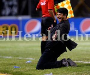 'Estoy muy feliz, son cinco semifinales seguidas', Diego Vazquez, entrenador de Motagua. (Foto: Marvin Salgado / Deportes El Heraldo / El Heraldo Honduras / Noticias de Honduras)