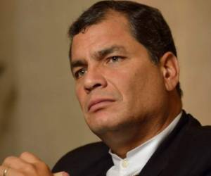 Rafael Correa, expresidente de Ecuador, Eestuvo 10 años en el poder. Foto: Agencia AFP