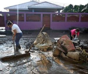 Recientemente, Honduras fue golpeada por el fenómeno natural Eta y esta ley permitiría una mejor gestión de la asistencia humanitaria. Foto: AFP