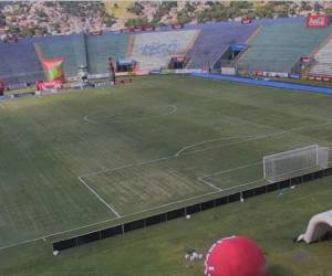 Así luce el Estadio Nacional previo al encuentro entre la Selección de Honduras y Puerto Rico. Foto: 911 Honduras