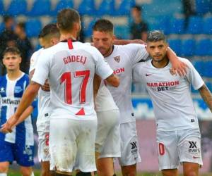 Sevilla tiene un punto más que el sublíder Atlético de Madrid. Foto: AFP.