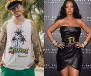 J Balvin y Rihanna en fotos de archivo. Cortesía Instagram