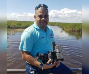 Periodista Ángel Gahona en vida.