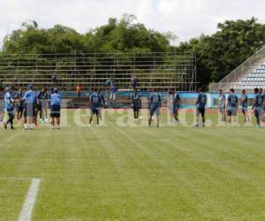 La Selección de Honduras realiza su último entrenamiento antes del duelo ante Trinidad. (Fotos: Delmer Martínez / Grupo Opsa)