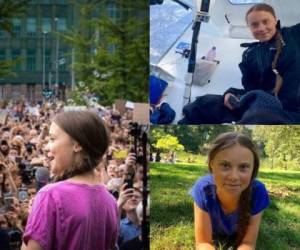 La activista ambiental sueca Greta Thunberg atrajo a multitudes este 20 de septiembre tras cruzar el Atlántico por mar durante dos semanas y encabezar una marcha de protesta frente a las Naciones Unidas. Foto: Instagram.