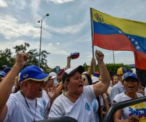 Según Maduro, Venezuela está en el centro de una lucha 'geopolítica' en la que Washington buscar apropiarse de petróleo y el oro del país, usando como 'títere' a Guaidó. Foto AP