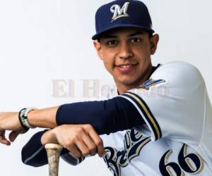 Mauricio Dubón, parador en corto de los Cerveceros de Milwaukee. Foto: El Heraldo.