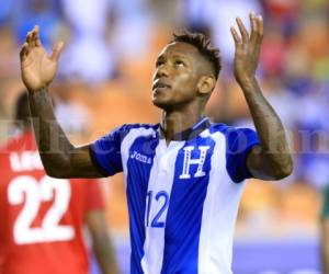 Romell Quioto fue uno de los delanteros de Honduras en la reciente Copa Oro. (Foto: Ronal Aceituno / Grupo Opsa)