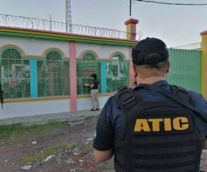 En la ciudad de Choluteca se llevan a cabo los allanamientos y aseguramientos. Foto: Cortesía.