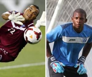 Donis Escober o Buba López, uno de estos dos arqueros defenderá los colores de la H ante Costa Rica. (Fotos: EL HERALDO)