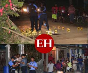 1. Siete personas muertas, tres mujeres y cuatro hombres, dejó una nueva masacre registrada la noche del jueves 21 de noviembre, en la colonia 9 de Diciembre de Puerto Cortés, en la zona norte de Honduras. Fotos: EL HERALDO.