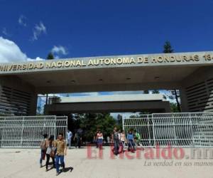 La UNAH busca poner en marcha la semipresencialidad. Foto: El Heraldo