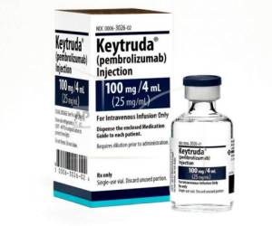 Keytruda de Merck, es el medicamento utilizado en el estudio. Foto AP
