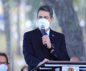 Juan Orlando Hernández, presidente de la República.