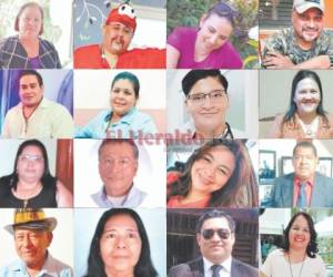 Estos son algunos de los hondureños que fallecieron por covid-19 en un año de pandemia. Sus familiares y amigos contaron a EL HERALDO cuánta falta les hacen y que son unos guerreros que lucharon hasta el final pero que Dios tenía otro propósito para ellos.