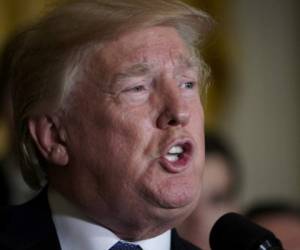 El presidente de Estados Unidos, Donald Trump, ha sido criticado por su trato hacia los migrantes. Foto: Agencia AFP