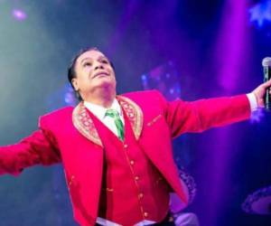 Juan Gabriel canta durante un concierto. Foto Facebook.