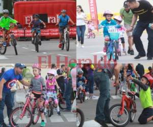 Luego de estar en modo de espera por un año entero, los chiquitines de la Vuelta Ciclística por fin pudieron asumir el compromiso de sus vidas. Fotos: Alex Pérez/EL HERALDO