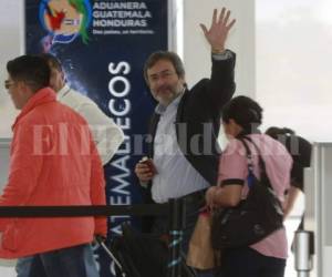 Juan Jiménez Mayor salió este sábado de Honduras tras renunciar a la Maccih. Foto: Alejandro Amador/EL HERALDO