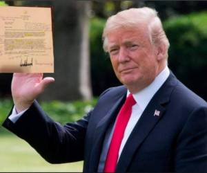 El presidente de los Estados Unidos, Donald Trump, le envió una carta a la maestra.