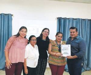 La auditoria de la Comisón de Transparencia fue socializada con las autoridades del IHSS de Comayagua.