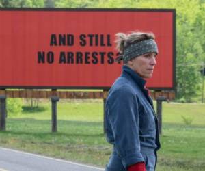 La cinta de Martin McDonagh, sobre una madre que busca vengar la violación y el asesinato de su hija. Foto: Internet