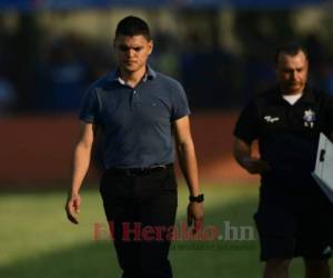 Luis Alvarado se molestó por el resultado ante Olimpia. Foto: EL HERALDO.