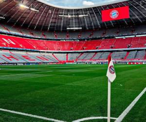 El Allianz Arena está listo para otra fiesta por la Champions League.