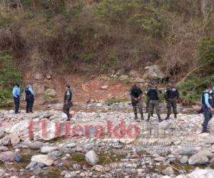 La víctima residente en la residencial La Cañada, permanecía desaparecida desde el día de ayer. FOTO: Estalin Irías/EL HERALDO