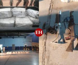 Una avioneta cargada con más de 400 kilos de cocaína aterrizó en la jurisdicción del municipio de Ahuas, en La Mosquitia hondureña. Estas son las imágenes que dejó la incautación de la aeronave.