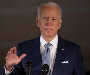 Joe Biden lidera la votación en las primarias demócratas. Foto AFP