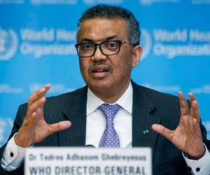 El director general de la Organización Mundial de la Salud, Tedros Adhanom Ghebreyesus.