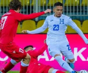 Rodríguez a sus 25 años cumplió su sueño: jugar con Honduras. Foto: Diego Rodríguez/Facebook