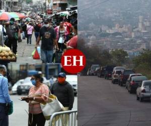 Las calles, los mercados y hasta las ferreterías se veían abarrotadas de personas pese a la medida implementada que solo permite circular a un solo dígito con el objetivo de evitar la propagación del coronavirus. Fotos: Alex Pérez/Emilio Flores/EL HERALDO