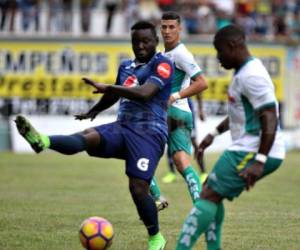 Motagua y Juticalpa FC empataron a dos en el fecha dos en el estadio Juan Ramón Brevé. Foto: Juan Salgado / El Heraldo.