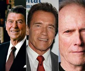 Ronald Reagan, Arnold Schwarzenegger y Clint Eastwood pasaron de los set de rodaje a la política.