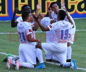 El equipo de Carlos Restrepo se enfrentará al campeón de la vueltas, Motagua, en semifinales del Torneo Apertura de la Liga Nacional. Foto: Juan Salgado/EL HERALDO.