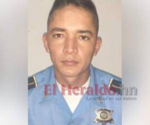 Foto en vida de Gerlin Oswaldo Ríos Herrera, subinspector de la Policía Preventiva.
