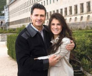 Enrique Peña Nieto con su hija mayor, Paulina Peña Pretelini. Foto: Redes