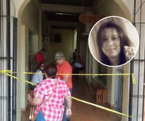 Los criminales ingresaron al establecimiento donde la odontóloga tenía su clínica dental. En el extremo derecho de la imagen Ruth Aracely Zavala en vida.